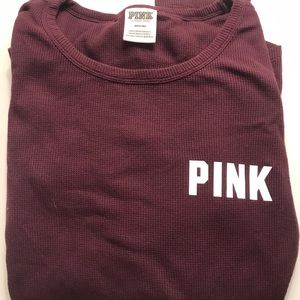 Pink long sleeve thermal